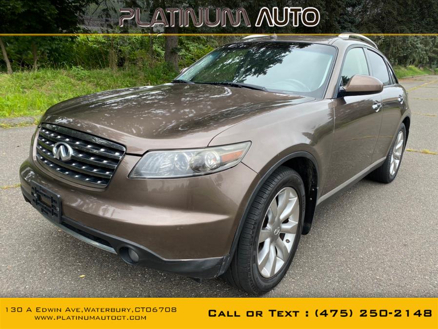 2007 Infiniti FX35 4dr AWD, available for sale in Waterbury, Connecticut | Platinum Auto Care. Waterbury, Connecticut 2007 Infiniti FX35 4dr AWD, available for sale in Waterbury, Connecticut | Platinum Auto Care. Waterbury, Connecticut