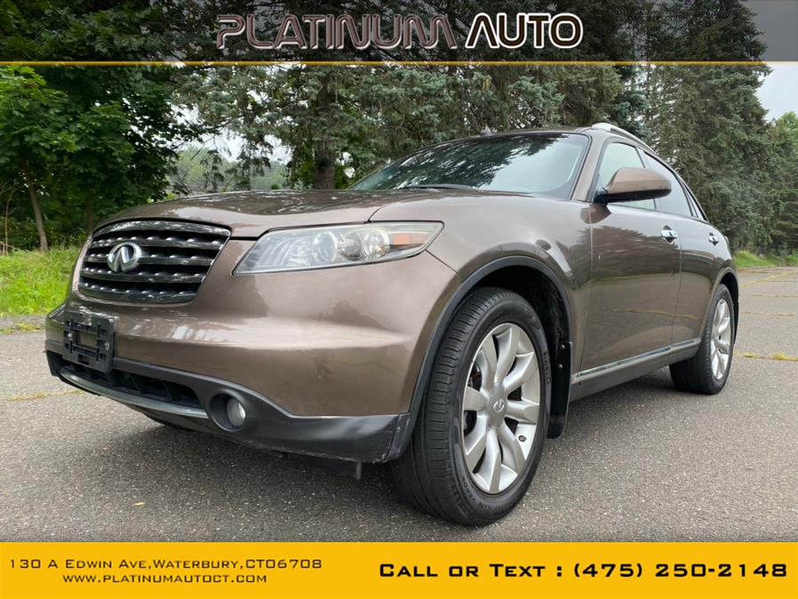 2007 Infiniti FX35 4dr AWD, available for sale in Waterbury, Connecticut | Platinum Auto Care. Waterbury, Connecticut 2007 Infiniti FX35 4dr AWD, available for sale in Waterbury, Connecticut | Platinum Auto Care. Waterbury, Connecticut