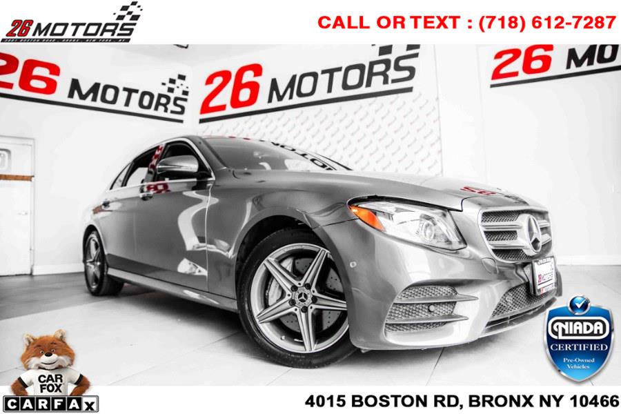 Used Mercedes-Benz E-Class E 300 4MATIC Sedan 2018 | 26 Motors Corp. Bronx, New York Used Mercedes-Benz E-Class E 300 4MATIC Sedan 2018 | 26 Motors Corp. Bronx, New York