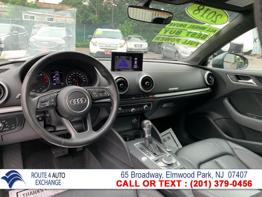 Used Audi A3 Sedan 2.0 TFSI Tech Premium quattro AWD 2018 | Route 4 Auto Exchange. Elmwood Park, New Jersey Used Audi A3 Sedan 2.0 TFSI Tech Premium quattro AWD 2018 | Route 4 Auto Exchange. Elmwood Park, New Jersey