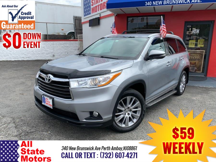 2014 Toyota Highlander AWD 4dr V6 XLE (Natl), available for sale in Perth Amboy, New Jersey | All State Motor Inc. Perth Amboy, New Jersey