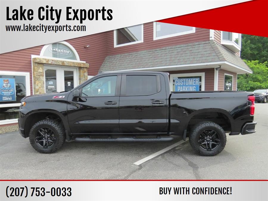 Used Chevrolet Silverado 1500 LT Trail Boss 4x4 4dr Crew Cab 5.8 ft. SB 2019 | Lake City Exports Inc. Auburn, Maine Used Chevrolet Silverado 1500 LT Trail Boss 4x4 4dr Crew Cab 5.8 ft. SB 2019 | Lake City Exports Inc. Auburn, Maine