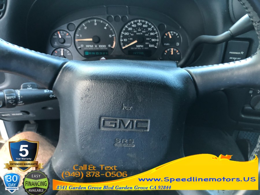 Used GMC Sonoma Ext Cab 123" WB SLS 2002 | Speedline Motors. Garden Grove, California Used GMC Sonoma Ext Cab 123" WB SLS 2002 | Speedline Motors. Garden Grove, California