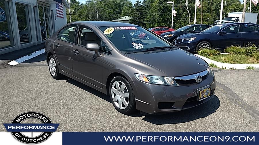 2011 Honda Civic Sdn 4dr Auto LX, available for sale in Wappingers Falls, New York | Performance Motor Cars. Wappingers Falls, New York