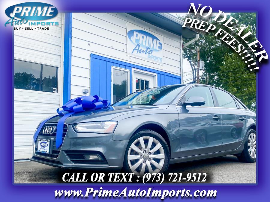 2013 Audi A4 4dr Sdn Auto quattro 2.0T Premium, available for sale in Bloomingdale, New Jersey | Prime Auto Imports. Bloomingdale, New Jersey