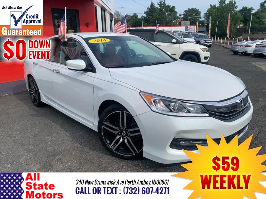 2016 Honda Accord Sedan 4dr I4 CVT Sport, available for sale in Perth Amboy, New Jersey | All State Motor Inc. Perth Amboy, New Jersey 2016 Honda Accord Sedan 4dr I4 CVT Sport, available for sale in Perth Amboy, New Jersey | All State Motor Inc. Perth Amboy, New Jersey