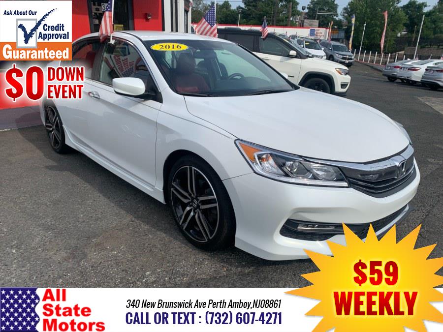 2016 Honda Accord Sedan 4dr I4 CVT Sport, available for sale in Perth Amboy, New Jersey | All State Motor Inc. Perth Amboy, New Jersey 2016 Honda Accord Sedan 4dr I4 CVT Sport, available for sale in Perth Amboy, New Jersey | All State Motor Inc. Perth Amboy, New Jersey