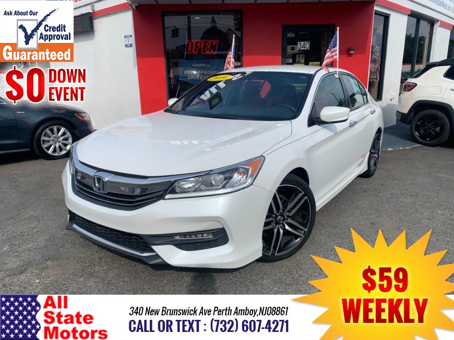 2016 Honda Accord Sedan 4dr I4 CVT Sport, available for sale in Perth Amboy, New Jersey | All State Motor Inc. Perth Amboy, New Jersey