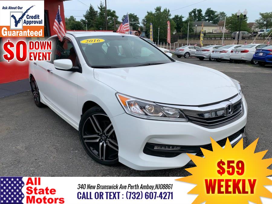 2016 Honda Accord Sedan 4dr I4 CVT Sport, available for sale in Perth Amboy, New Jersey | All State Motor Inc. Perth Amboy, New Jersey 2016 Honda Accord Sedan 4dr I4 CVT Sport, available for sale in Perth Amboy, New Jersey | All State Motor Inc. Perth Amboy, New Jersey