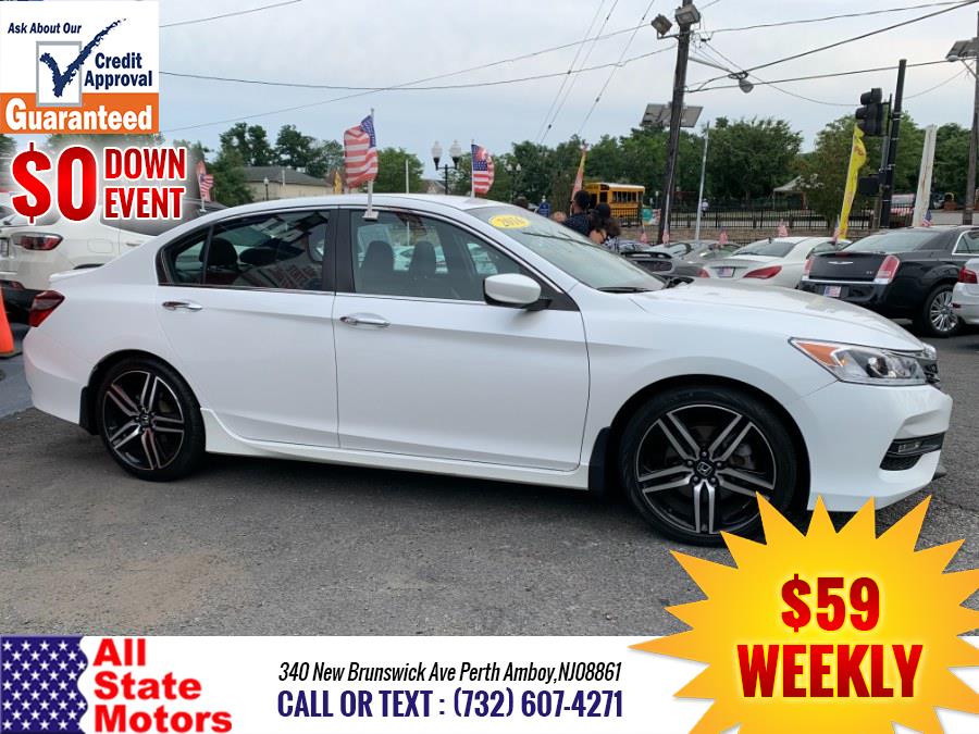 2016 Honda Accord Sedan 4dr I4 CVT Sport, available for sale in Perth Amboy, New Jersey | All State Motor Inc. Perth Amboy, New Jersey 2016 Honda Accord Sedan 4dr I4 CVT Sport, available for sale in Perth Amboy, New Jersey | All State Motor Inc. Perth Amboy, New Jersey