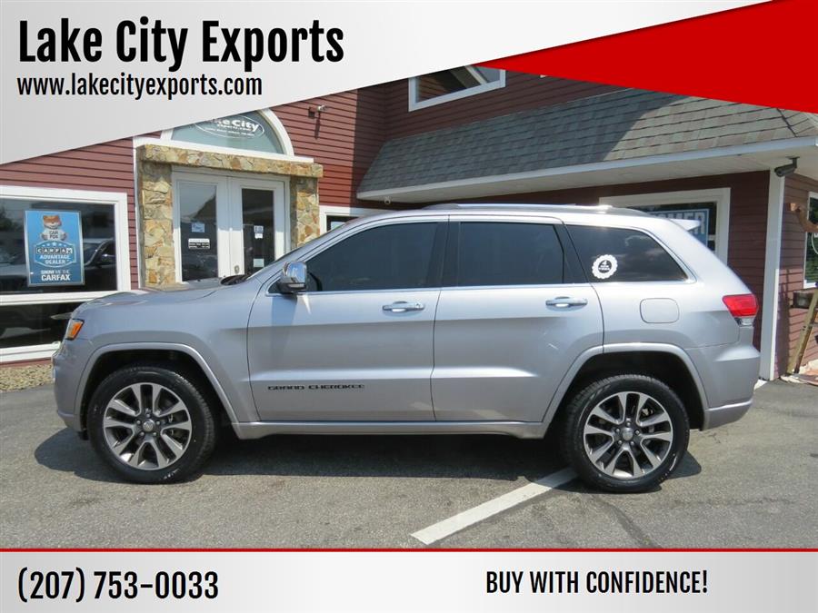 2018 Jeep Grand Cherokee Overland 4x4 4dr SUV, available for sale in Auburn, Maine | Lake City Exports Inc. Auburn, Maine