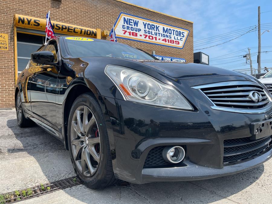 2013 Infiniti G37 s Sedan 4dr x AWD, available for sale in Bronx, New York | New York Motors Group Solutions LLC. Bronx, New York