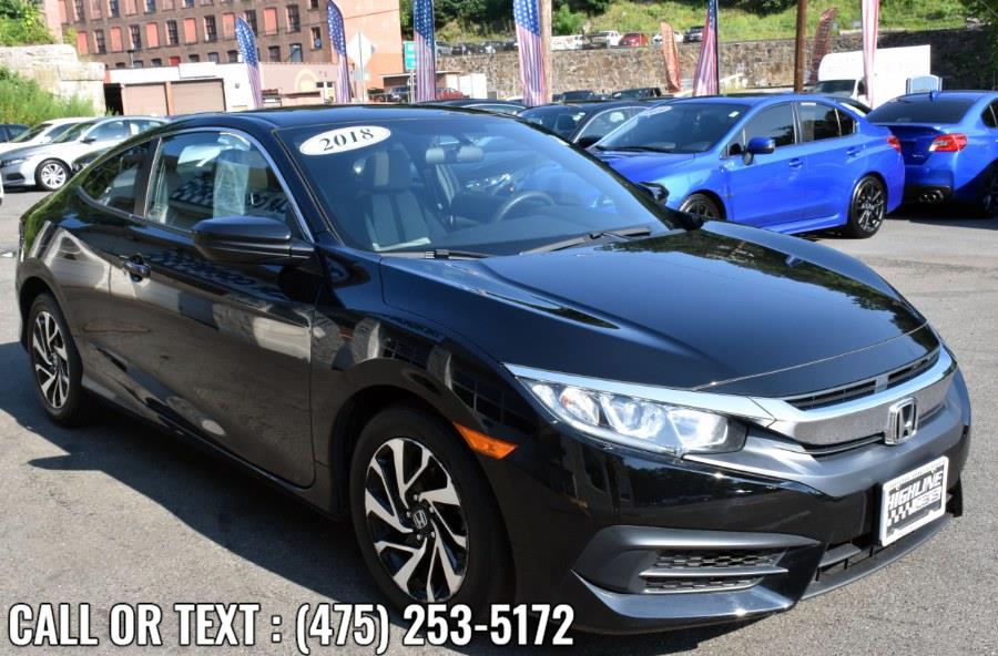 Used Honda Civic Coupe LX-P CVT 2018 | Highline Car Connection. Waterbury, Connecticut Used Honda Civic Coupe LX-P CVT 2018 | Highline Car Connection. Waterbury, Connecticut