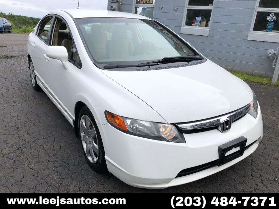 2007 Honda Civic Sdn 4dr AT LX, available for sale in North Branford, Connecticut | LeeJ's Auto Sales & Service. North Branford, Connecticut 2007 Honda Civic Sdn 4dr AT LX, available for sale in North Branford, Connecticut | LeeJ's Auto Sales & Service. North Branford, Connecticut