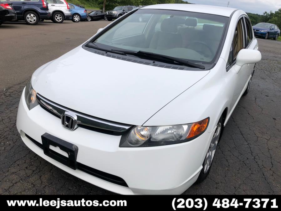 2007 Honda Civic Sdn 4dr AT LX, available for sale in North Branford, Connecticut | LeeJ's Auto Sales & Service. North Branford, Connecticut 2007 Honda Civic Sdn 4dr AT LX, available for sale in North Branford, Connecticut | LeeJ's Auto Sales & Service. North Branford, Connecticut