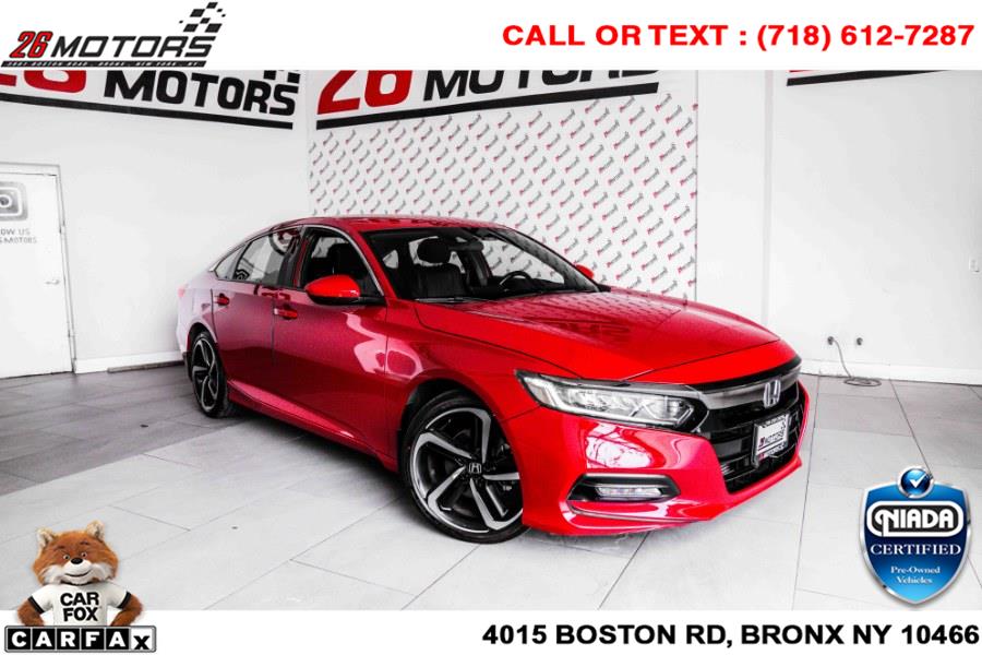 Used Honda Accord Sedan Sport 1.5T CVT 2018 | 26 Motors Corp. Bronx, New York Used Honda Accord Sedan Sport 1.5T CVT 2018 | 26 Motors Corp. Bronx, New York