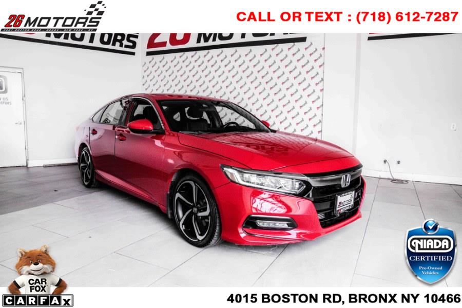 Used Honda Accord Sedan Sport 1.5T CVT 2018 | 26 Motors Corp. Bronx, New York Used Honda Accord Sedan Sport 1.5T CVT 2018 | 26 Motors Corp. Bronx, New York