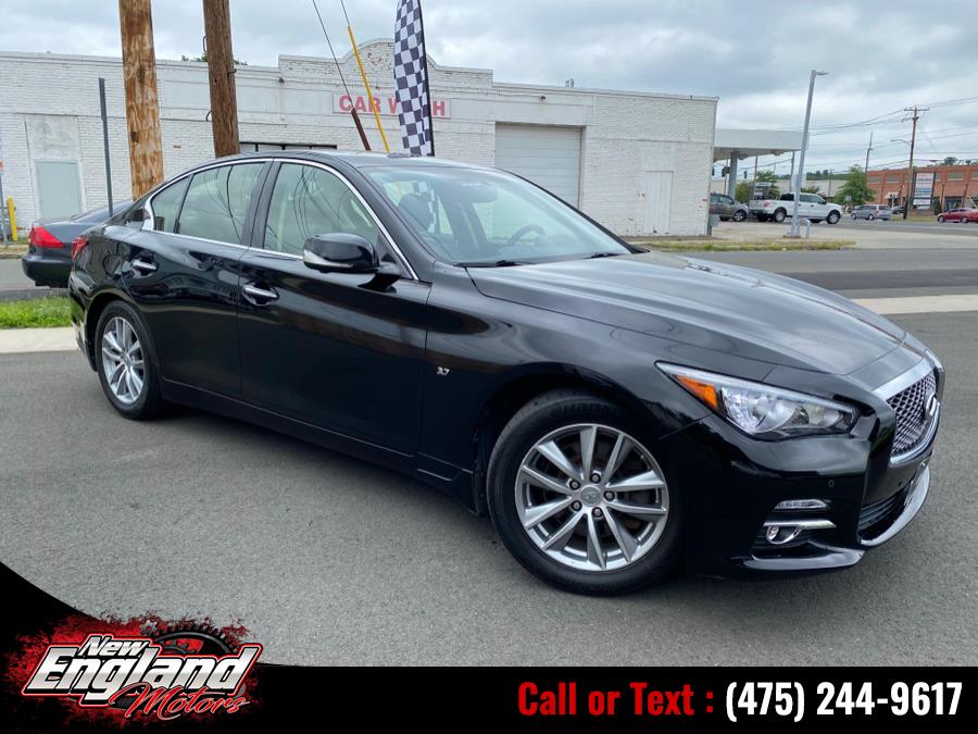 2014 Infiniti Q50 4dr Sdn Premium AWD, available for sale in Hamden, Connecticut | New England Motors LLC. Hamden, Connecticut