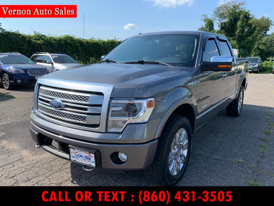 Used Ford F-150 4WD SuperCrew 145" Platinum 2013 | Vernon Auto Sale & Service. Manchester, Connecticut