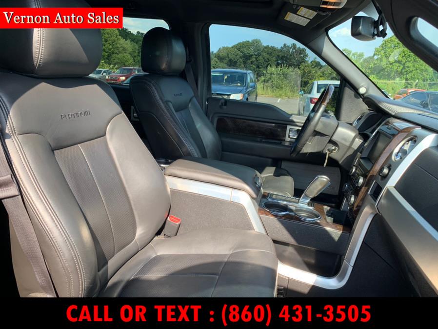 Used Ford F-150 4WD SuperCrew 145" Platinum 2013 | Vernon Auto Sale & Service. Manchester, Connecticut Used Ford F-150 4WD SuperCrew 145" Platinum 2013 | Vernon Auto Sale & Service. Manchester, Connecticut
