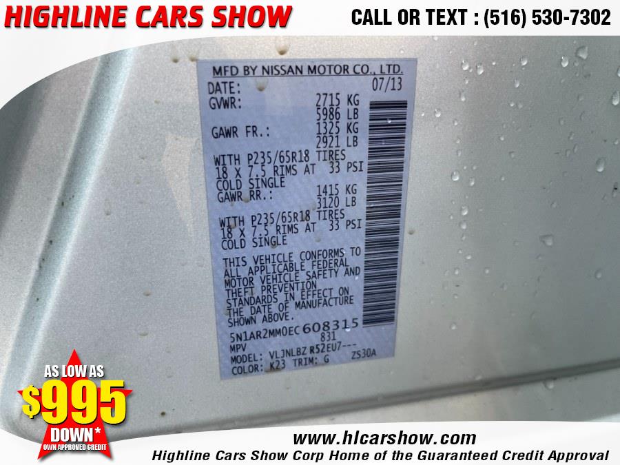 Used Nissan Pathfinder 4WD 4dr S 2014 | Highline Cars Show Corp. West Hempstead, New York Used Nissan Pathfinder 4WD 4dr S 2014 | Highline Cars Show Corp. West Hempstead, New York