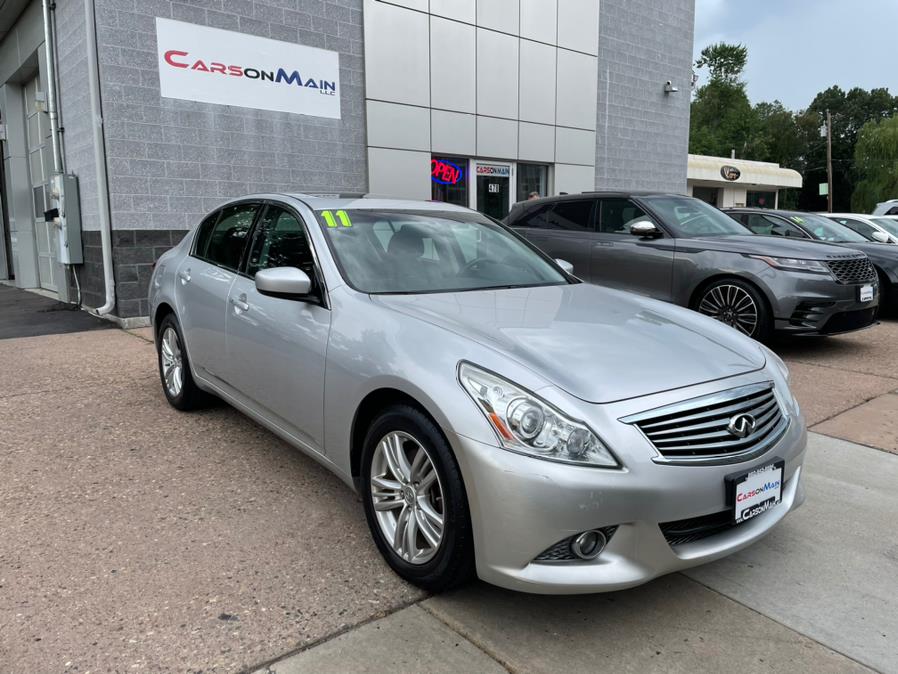 2011 Infiniti G25 Sedan 4dr x AWD, available for sale in Manchester, Connecticut | Carsonmain LLC. Manchester, Connecticut