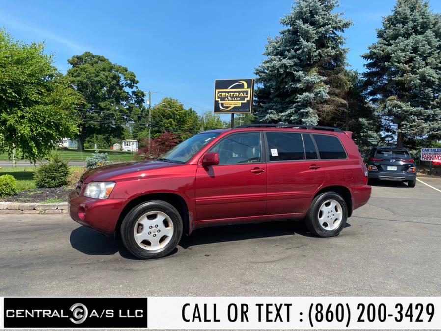 2005 Toyota Highlander 4dr V6 4WD w/3rd Row (Natl), available for sale in East Windsor, Connecticut | Central A/S LLC. East Windsor, Connecticut