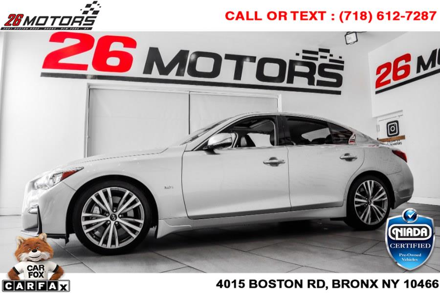 Used INFINITI Q50 3.0t LUXE RWD 2018 | 26 Motors Corp. Bronx, New York Used INFINITI Q50 3.0t LUXE RWD 2018 | 26 Motors Corp. Bronx, New York