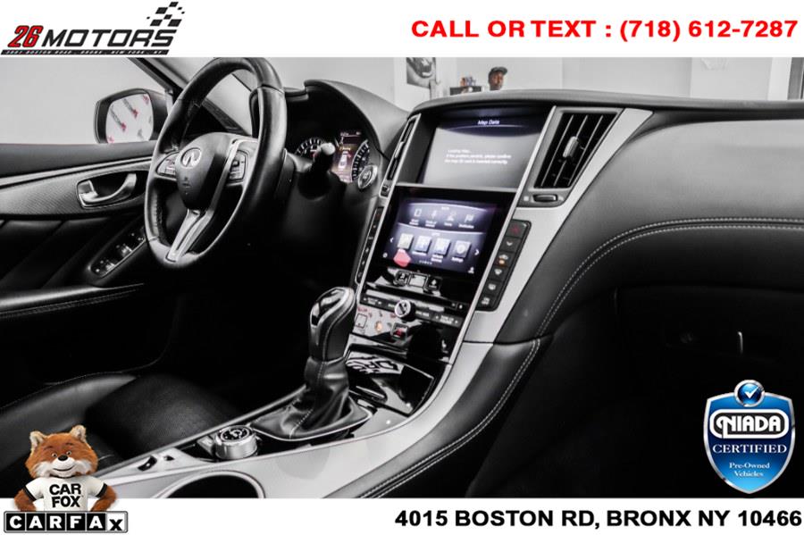 Used INFINITI Q50 3.0t LUXE RWD 2018 | 26 Motors Corp. Bronx, New York Used INFINITI Q50 3.0t LUXE RWD 2018 | 26 Motors Corp. Bronx, New York