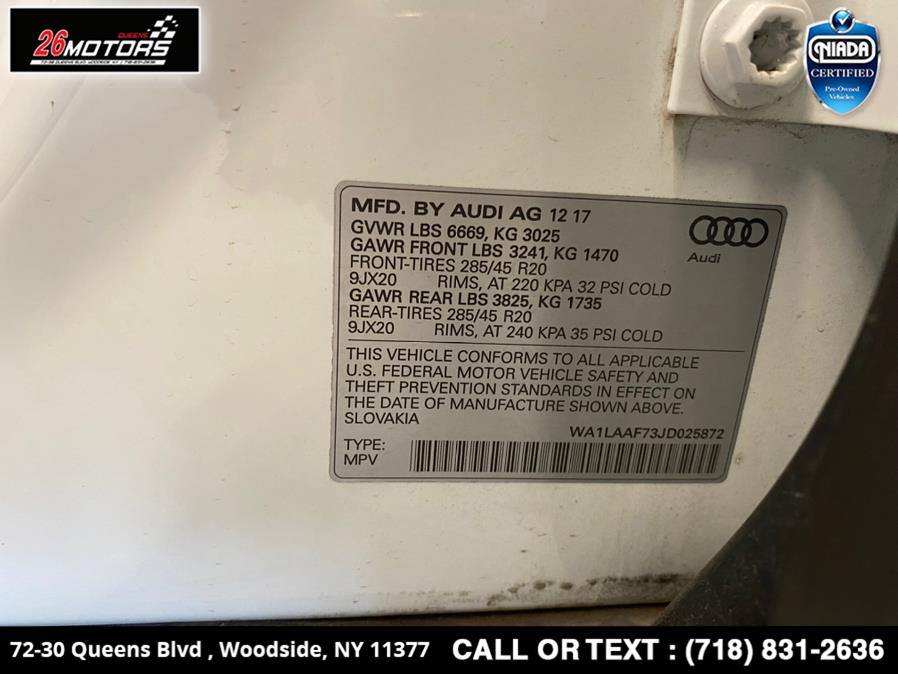Used Audi Q7 3.0 TFSI Premium Plus 2018 | 26 Motors Queens. Woodside, New York Used Audi Q7 3.0 TFSI Premium Plus 2018 | 26 Motors Queens. Woodside, New York