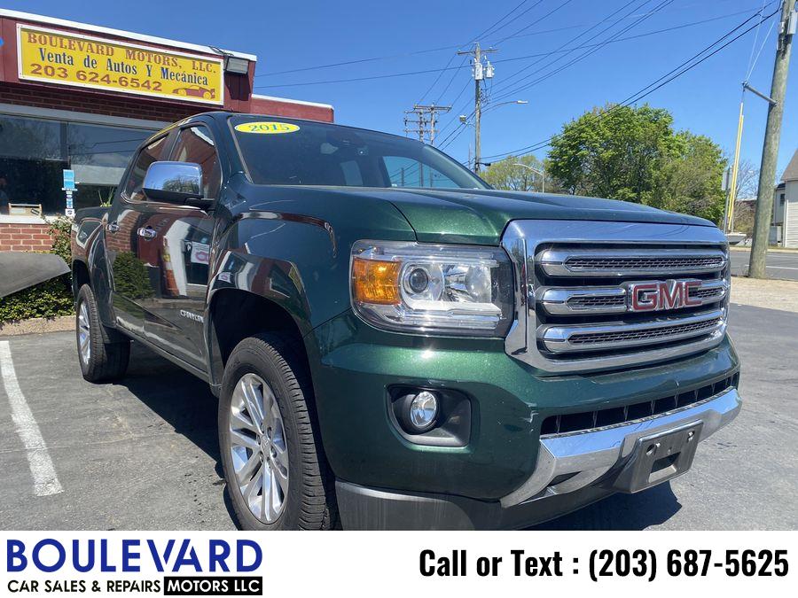 2015 GMC Canyon Crew Cab SLT Pickup 4D 5 ft, available for sale in New Haven, Connecticut | Boulevard Motors LLC. New Haven, Connecticut