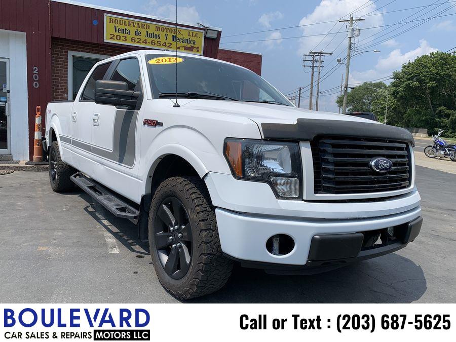 2012 Ford F150 Supercrew Cab FX4 Pickup 4D 6 1/2 ft, available for sale in New Haven, Connecticut | Boulevard Motors LLC. New Haven, Connecticut