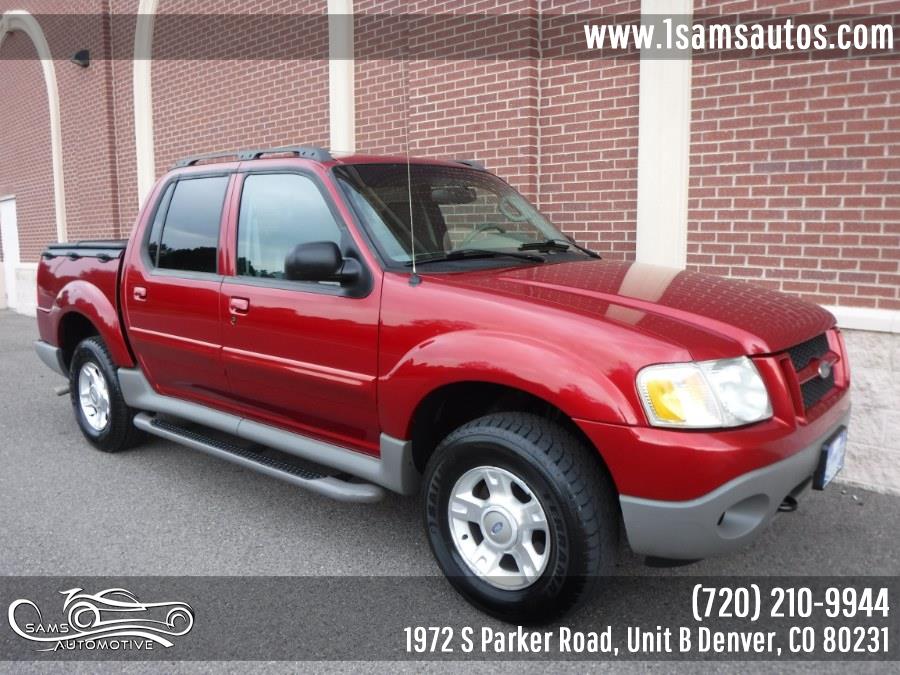 2003 Ford Explorer Sport Trac 4, available for sale in Denver, Colorado | Sam's Automotive. Denver, Colorado 2003 Ford Explorer Sport Trac 4, available for sale in Denver, Colorado | Sam's Automotive. Denver, Colorado