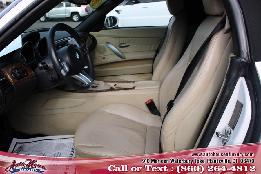 2008 BMW Z4 2dr Roadster 3.0i, available for sale in Plantsville, Connecticut | Auto House of Luxury. Plantsville, Connecticut 2008 BMW Z4 2dr Roadster 3.0i, available for sale in Plantsville, Connecticut | Auto House of Luxury. Plantsville, Connecticut