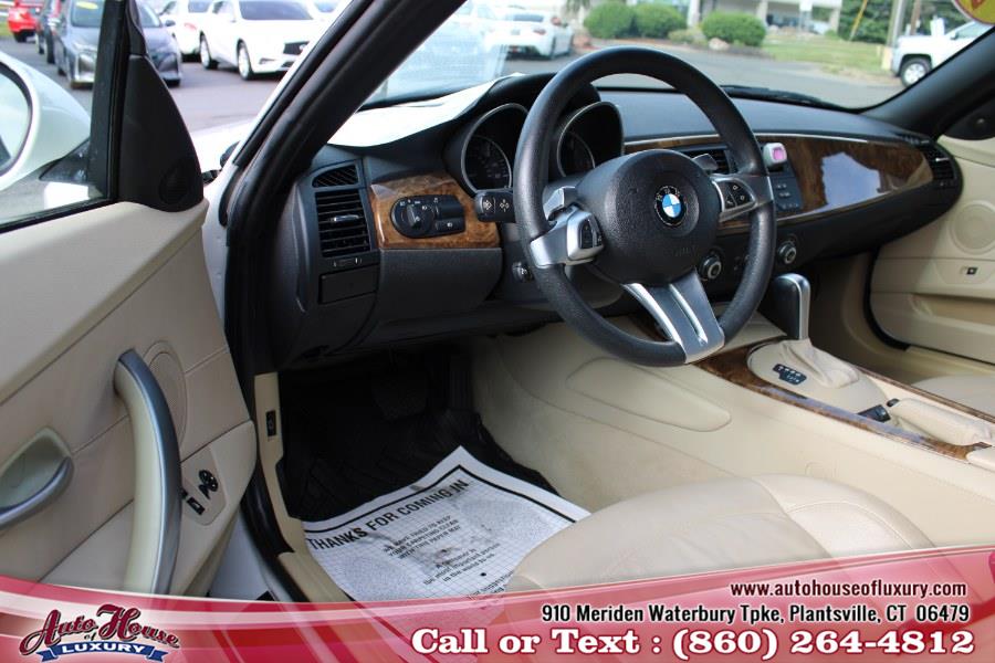 2008 BMW Z4 2dr Roadster 3.0i, available for sale in Plantsville, Connecticut | Auto House of Luxury. Plantsville, Connecticut 2008 BMW Z4 2dr Roadster 3.0i, available for sale in Plantsville, Connecticut | Auto House of Luxury. Plantsville, Connecticut