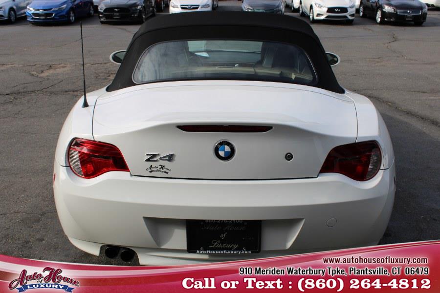 2008 BMW Z4 2dr Roadster 3.0i, available for sale in Plantsville, Connecticut | Auto House of Luxury. Plantsville, Connecticut 2008 BMW Z4 2dr Roadster 3.0i, available for sale in Plantsville, Connecticut | Auto House of Luxury. Plantsville, Connecticut