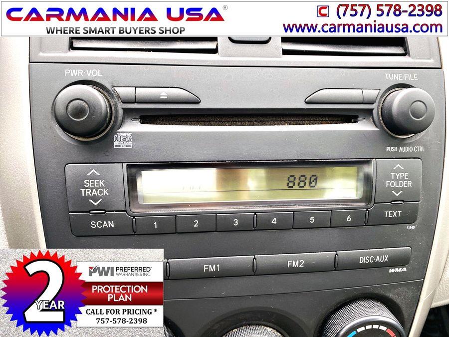 Used Toyota Corolla LE Sedan 4D 2009 | Carmania USA. Chesapeake, Virginia Used Toyota Corolla LE Sedan 4D 2009 | Carmania USA. Chesapeake, Virginia