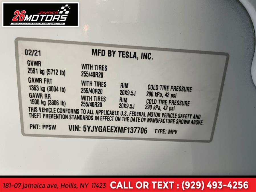 Used Tesla Model Y Long Range AWD 2021 | Jamaica 26 Motors. Hollis, New York Used Tesla Model Y Long Range AWD 2021 | Jamaica 26 Motors. Hollis, New York