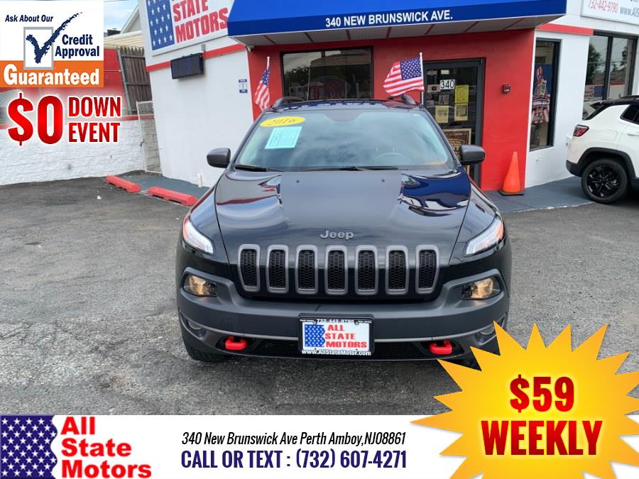 2016 Jeep Cherokee 4WD 4dr Trailhawk, available for sale in Perth Amboy, New Jersey | All State Motor Inc. Perth Amboy, New Jersey 2016 Jeep Cherokee 4WD 4dr Trailhawk, available for sale in Perth Amboy, New Jersey | All State Motor Inc. Perth Amboy, New Jersey