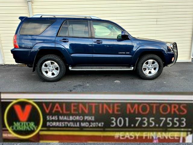 2003 Toyota 4runner Limited, available for sale in Forestville, Maryland | Valentine Motor Company. Forestville, Maryland 2003 Toyota 4runner Limited, available for sale in Forestville, Maryland | Valentine Motor Company. Forestville, Maryland