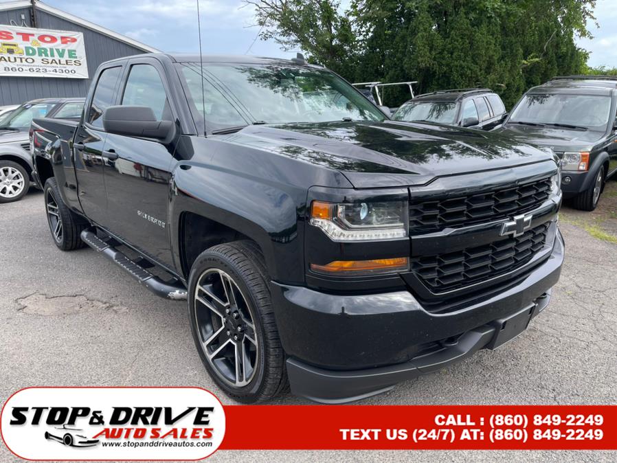 2017 Chevrolet Silverado 1500 4WD Double Cab 143.5" Custom, available for sale in East Windsor, Connecticut | Stop & Drive Auto Sales. East Windsor, Connecticut 2017 Chevrolet Silverado 1500 4WD Double Cab 143.5" Custom, available for sale in East Windsor, Connecticut | Stop & Drive Auto Sales. East Windsor, Connecticut