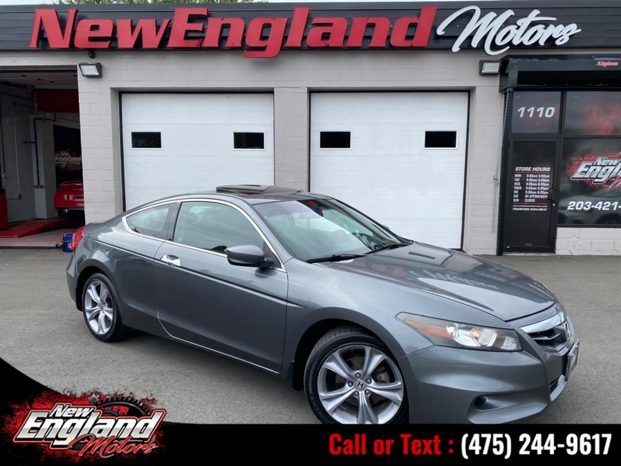 2012 Honda Accord Cpe 2dr V6 Auto EX-L w/Navi, available for sale in Hamden, Connecticut | New England Motors LLC. Hamden, Connecticut