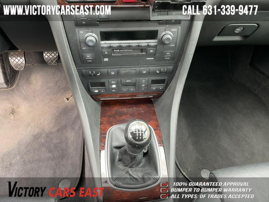 Used Audi A6 4dr Sdn 2.7T quattro Manual 2004 | Victory Cars East LLC. Huntington, New York Used Audi A6 4dr Sdn 2.7T quattro Manual 2004 | Victory Cars East LLC. Huntington, New York