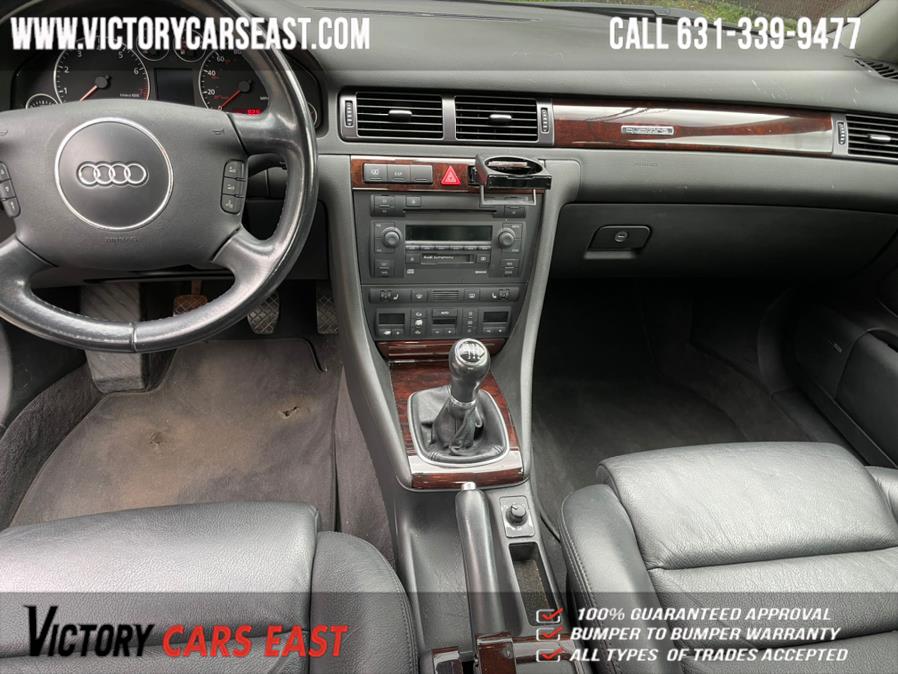 Used Audi A6 4dr Sdn 2.7T quattro Manual 2004 | Victory Cars East LLC. Huntington, New York Used Audi A6 4dr Sdn 2.7T quattro Manual 2004 | Victory Cars East LLC. Huntington, New York