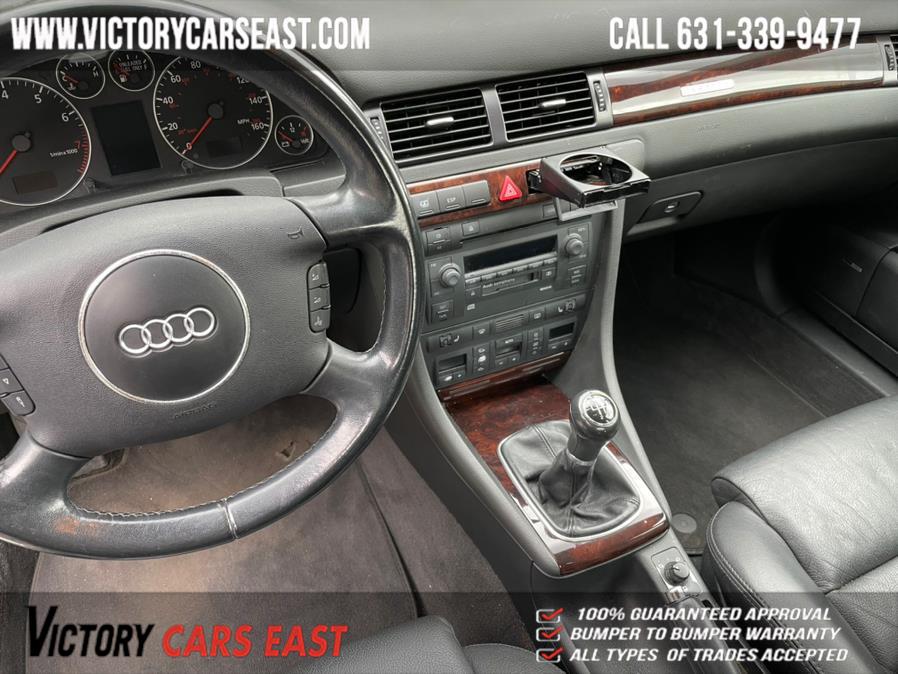 Used Audi A6 4dr Sdn 2.7T quattro Manual 2004 | Victory Cars East LLC. Huntington, New York Used Audi A6 4dr Sdn 2.7T quattro Manual 2004 | Victory Cars East LLC. Huntington, New York