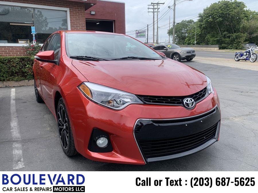 2015 Toyota Corolla S Sedan 4D, available for sale in New Haven, Connecticut | Boulevard Motors LLC. New Haven, Connecticut