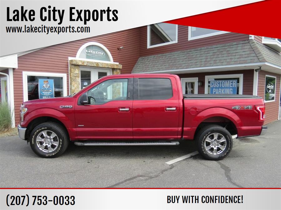 2016 Ford F-150 XLT 4x4 4dr SuperCrew 5.5 ft. SB, available for sale in Auburn, Maine | Lake City Exports Inc. Auburn, Maine