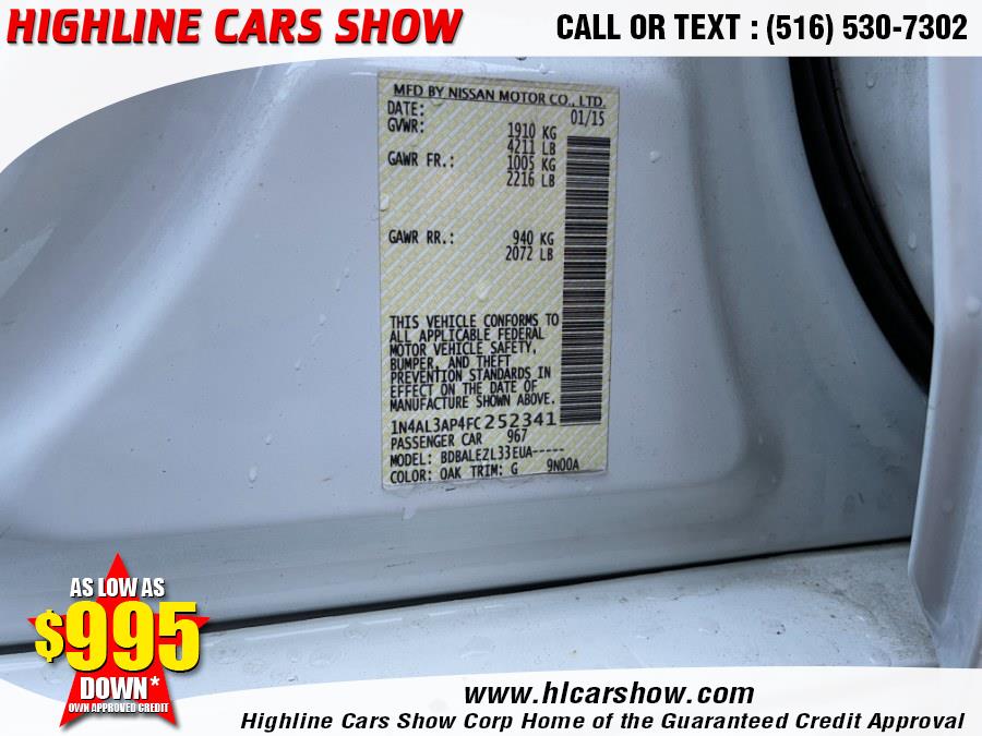 Used Nissan Altima 4dr Sdn I4 2.5 S 2015 | Highline Cars Show Corp. West Hempstead, New York Used Nissan Altima 4dr Sdn I4 2.5 S 2015 | Highline Cars Show Corp. West Hempstead, New York
