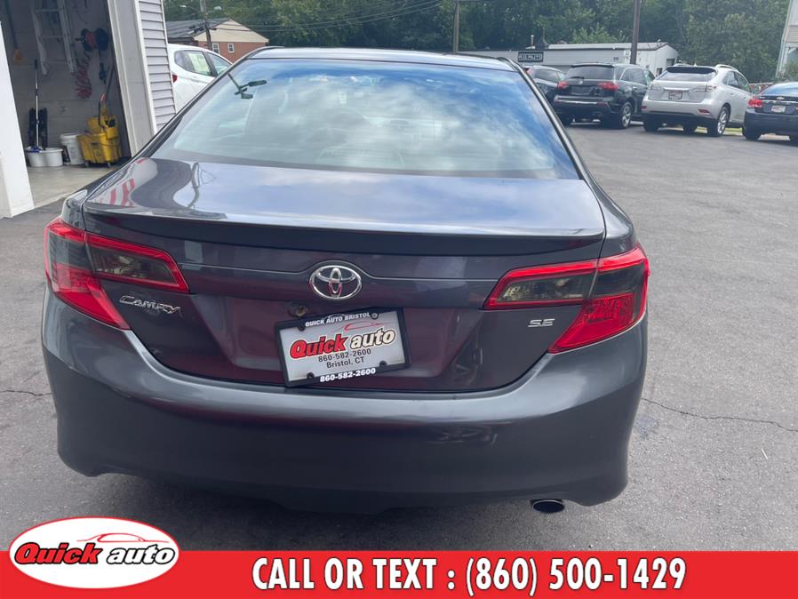 Used Toyota Camry 2014.5 4dr Sdn I4 Auto SE (Natl) 2014 | Quick Auto LLC. Bristol, Connecticut Used Toyota Camry 2014.5 4dr Sdn I4 Auto SE (Natl) 2014 | Quick Auto LLC. Bristol, Connecticut