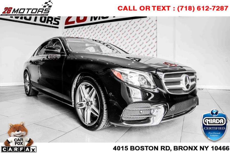 Used Mercedes-Benz E-Class E 300 4MATIC Sedan 2018 | 26 Motors Corp. Bronx, New York Used Mercedes-Benz E-Class E 300 4MATIC Sedan 2018 | 26 Motors Corp. Bronx, New York